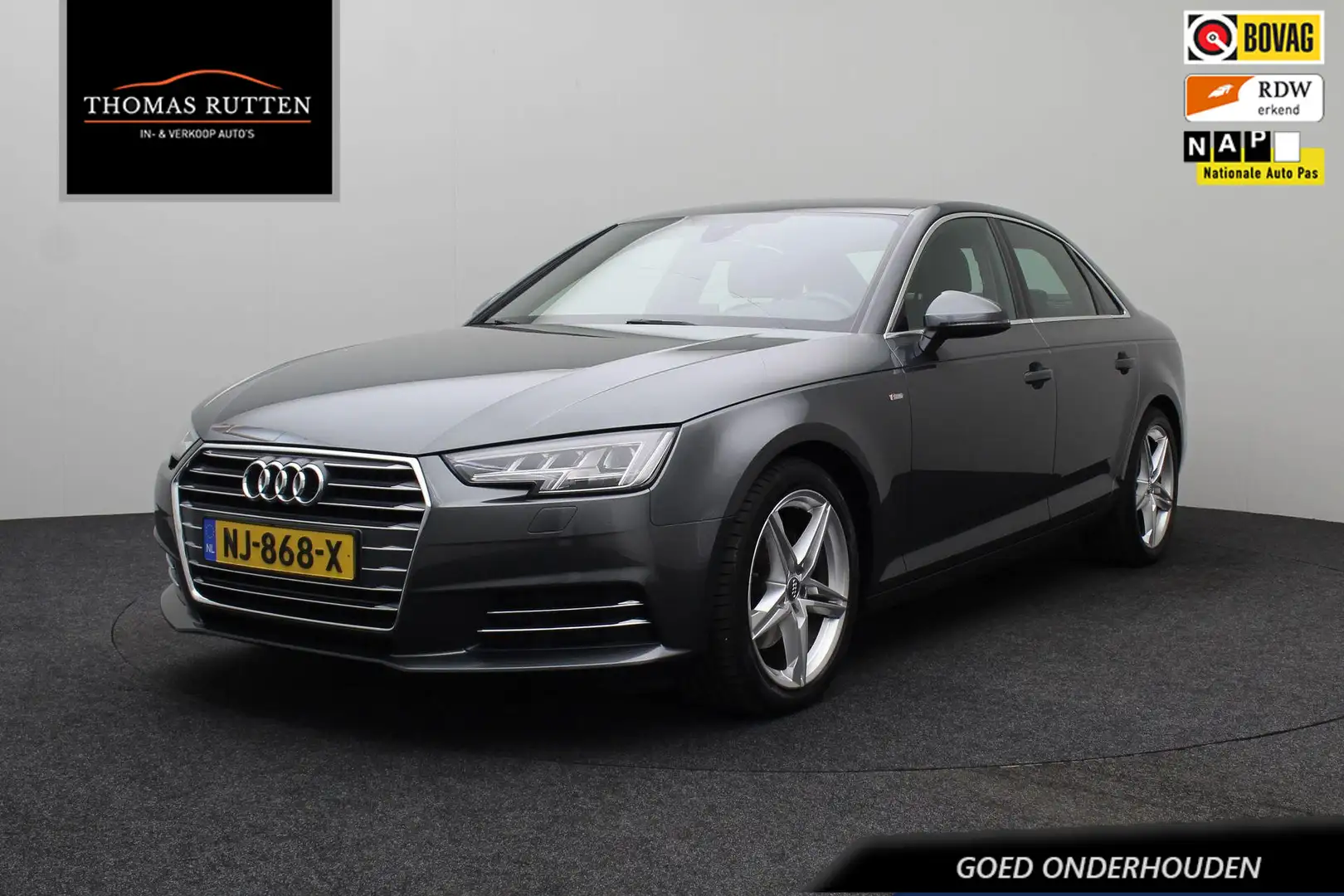 Audi A4 Limousine 1.4 TFSI S-Line Sport 2017 | Navigatie | Grau - 1
