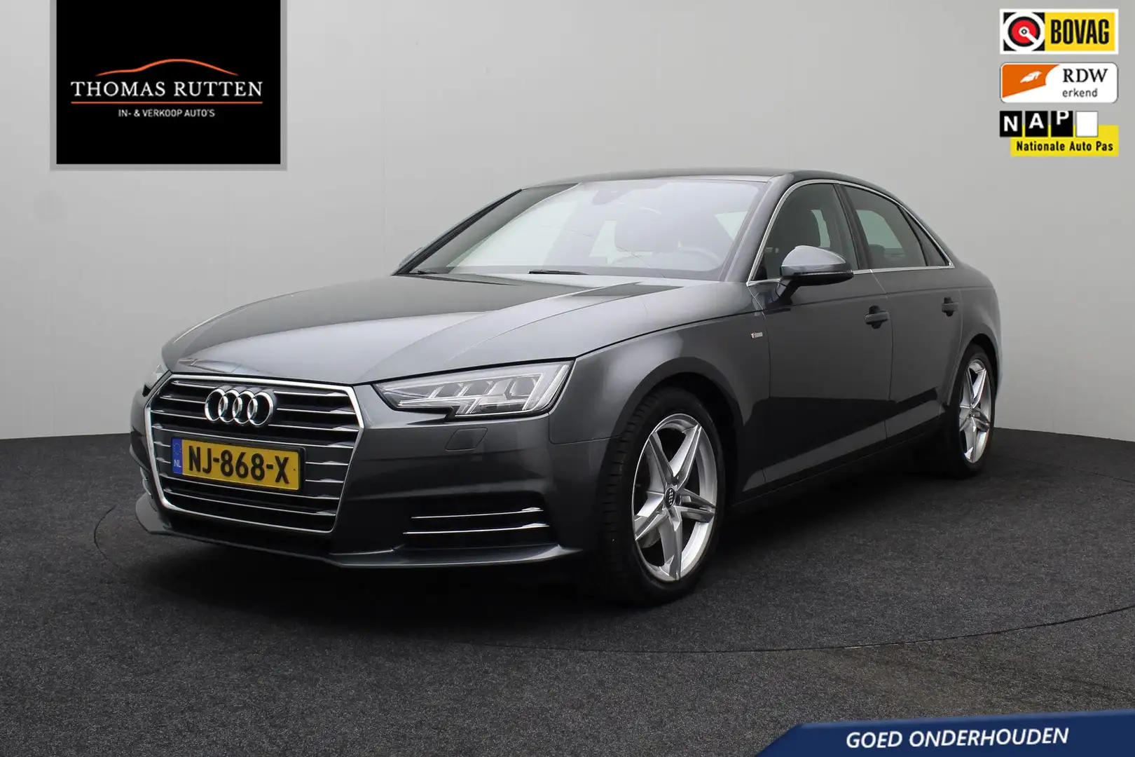Audi A4 Limousine 1.4 TFSI S-Line Sport 2017 | Navigatie | Grijs - 1