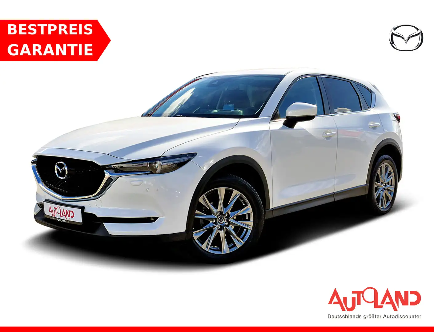 Mazda CX-5 Navi Head-Up 360° DAB Frontkamera PDC USB Blanc - 1