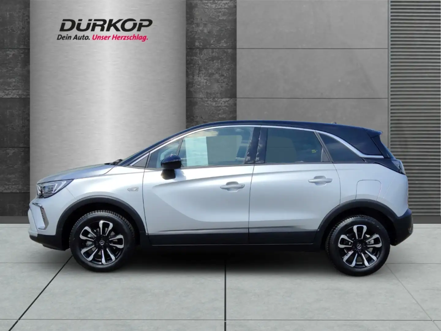 Opel Crossland 1.2 Elegance, Navi AHK-abnehmbar Sitzheiz. Ganzjah Grijs - 2