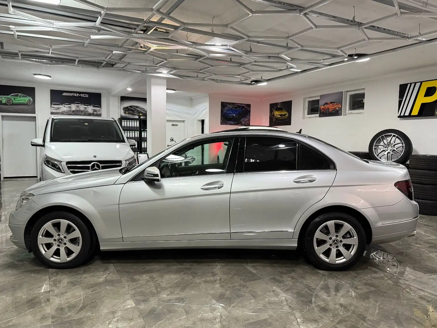 Mercedes-Benz C 220 CDI BlueEfficiency / Autom. Schiebedach Silber - 2