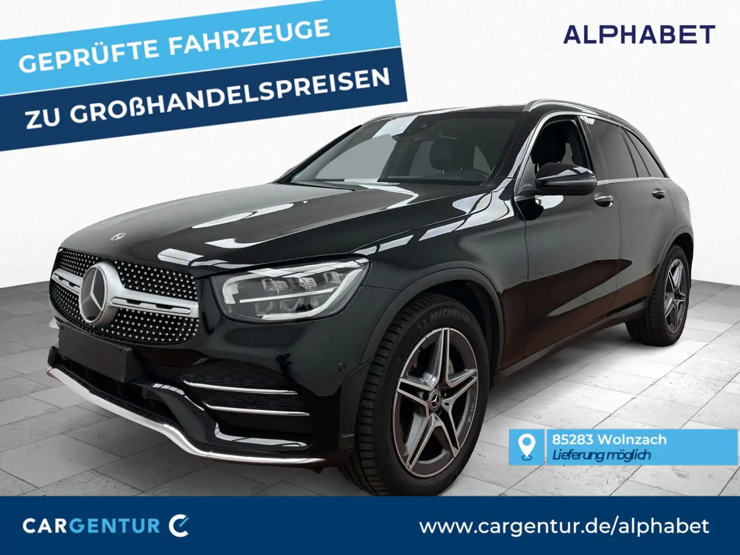Mercedes-Benz GLC 400 d AMG Line 4Matic AHK Pano S-Dach SpoSi Černá - 1
