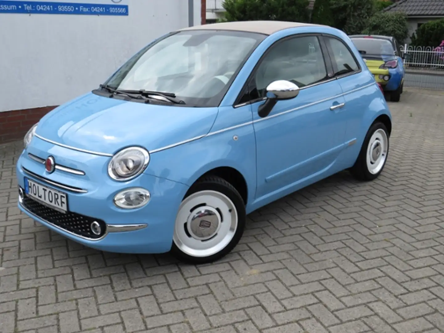 Fiat 500C Spiaggina 86 PS NAVI ALU Limited Azul - 1