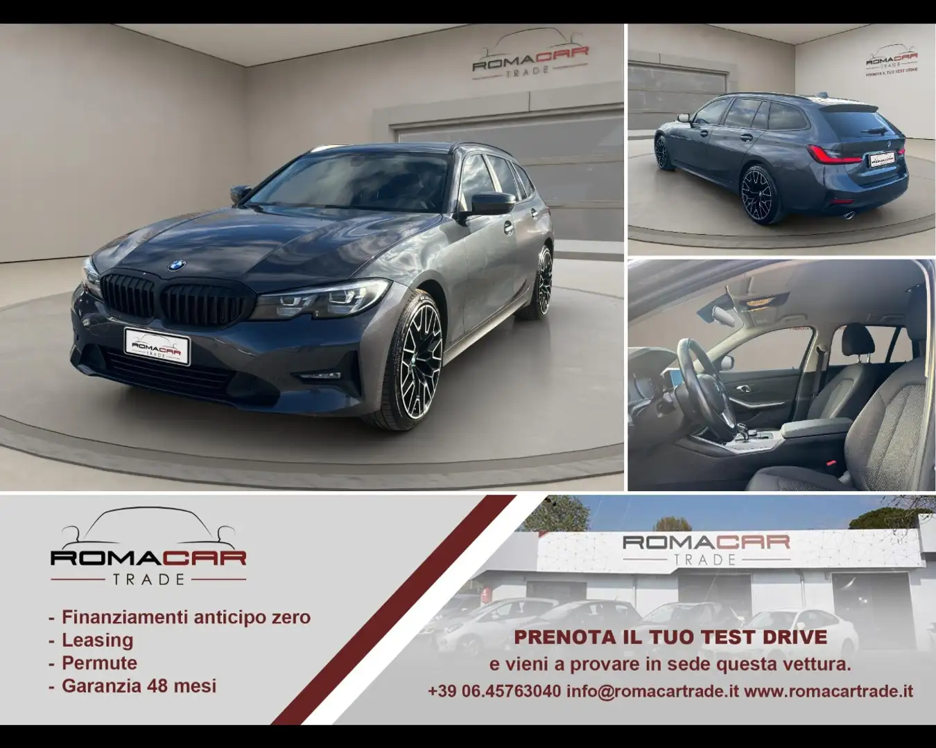 BMW 320 Serie 3(G20/1-80/1) - 320d 48V xDrive Grau - 1