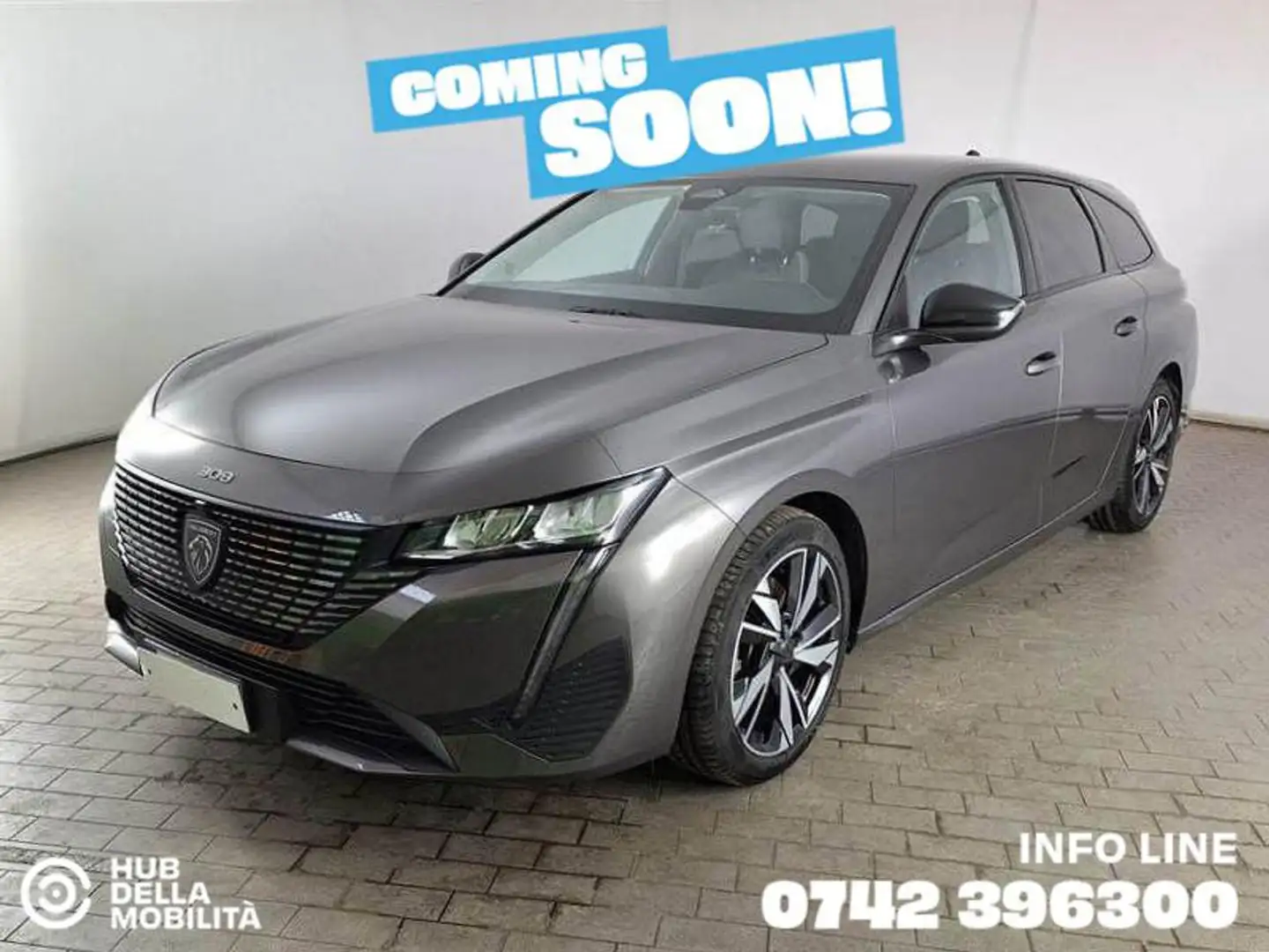 Peugeot 308 BlueHDi 130 S&S EAT8 SW Allure Gris - 2
