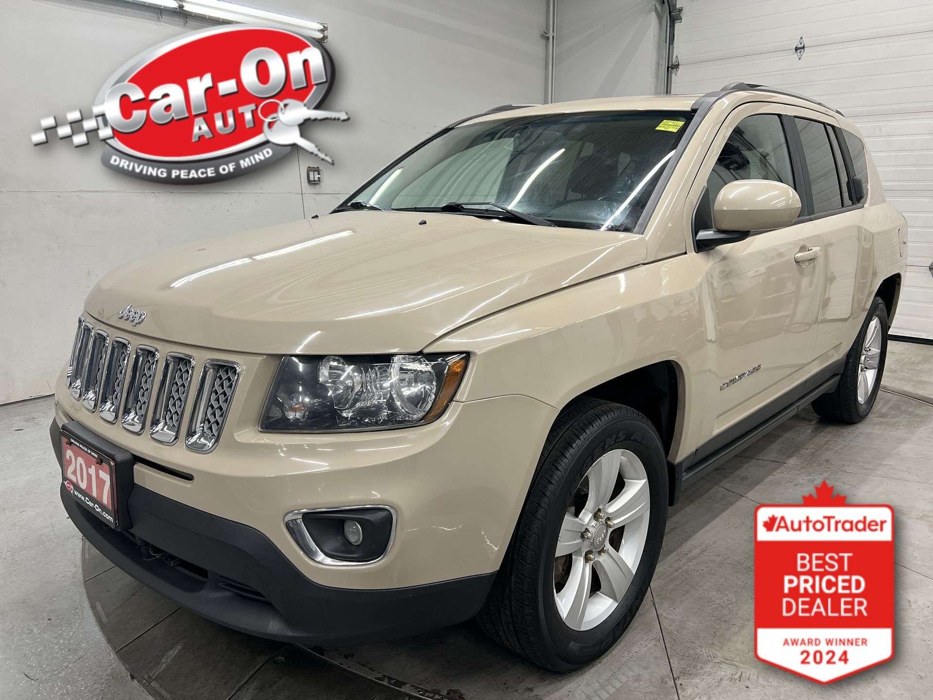 Silver 2017 Jeep Compass High Altitude 4WD SUV / Crossover Four-Wheel Drive Automatic