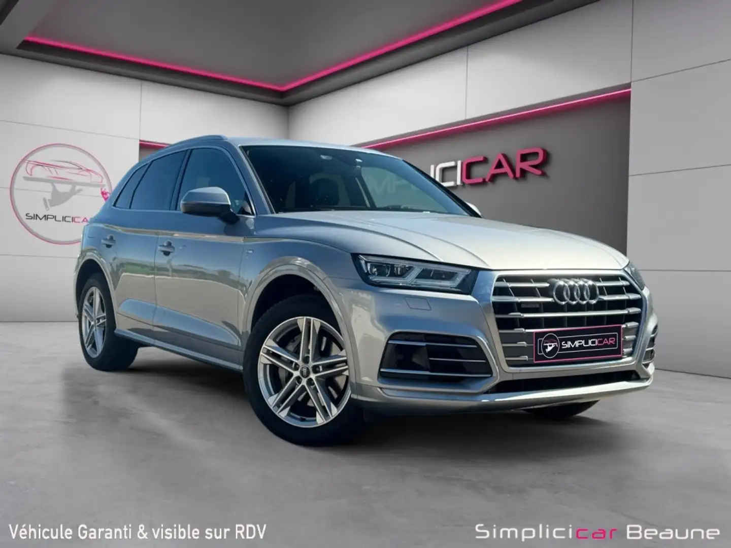 Audi Q5 50 TFSI e 299 S tronic 7 Quattro S line Gris - 1