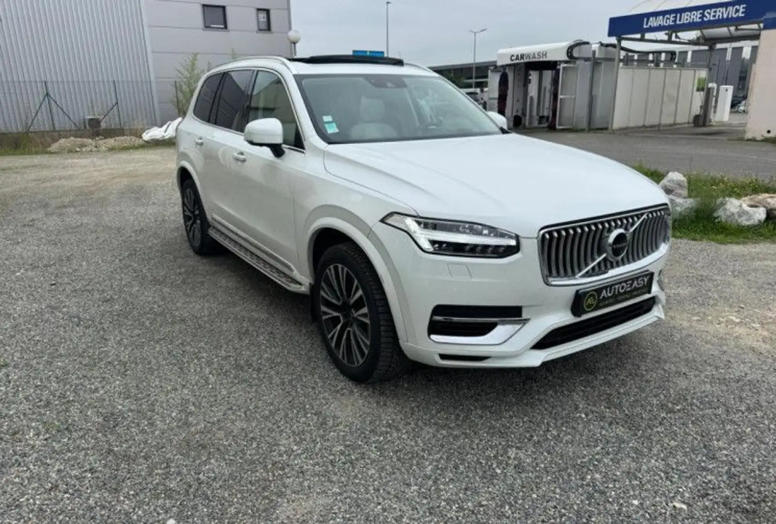 Volvo XC90 T8 AWD 303 %2B 87ch Inscription Luxe Geartronic 1ère MAIN Blanc - 2