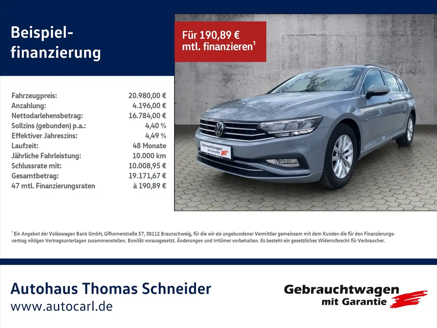 Volkswagen Passat Variant Business 2.0 TDI DSG NAV/SHZ/3-Zonen KLIMA LED NA Gris - 1