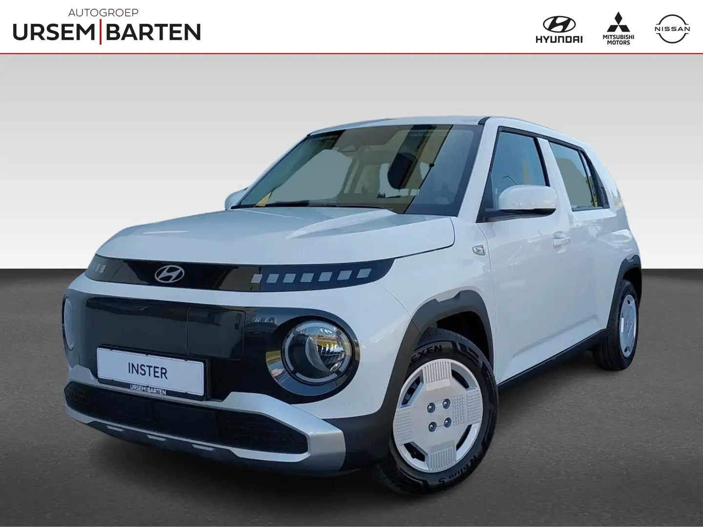 Hyundai Inster E-Motion 49 kWh VAN: €26.690 VOOR: €23.141 Wit - 1