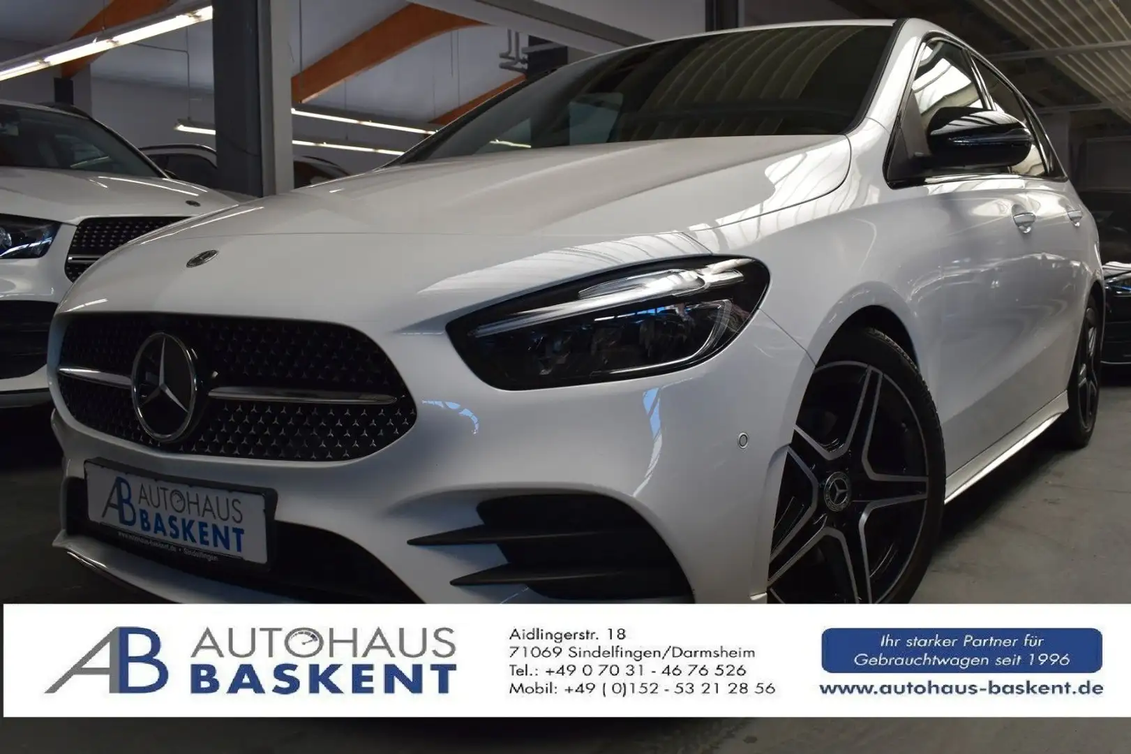 Mercedes-Benz B 200 d AMG LINE*LED*AMBIENTE*DIGITAL*SHZ*LEDER* Weiß - 1