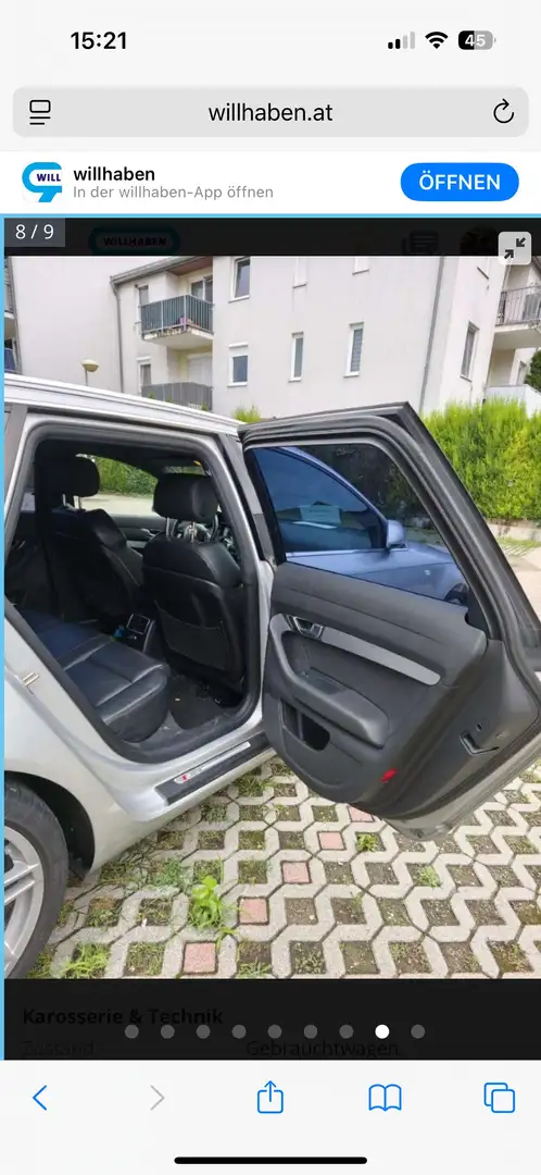 Audi A6 3.0 Tdi  S-Line Silber - 1