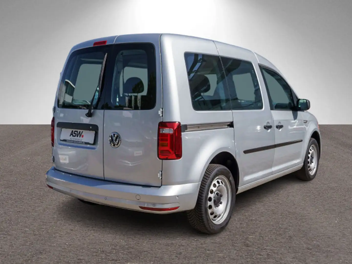 Volkswagen Caddy 5-Sitzer 1.4 TSI Klima GRA Bluetooth Silber - 2