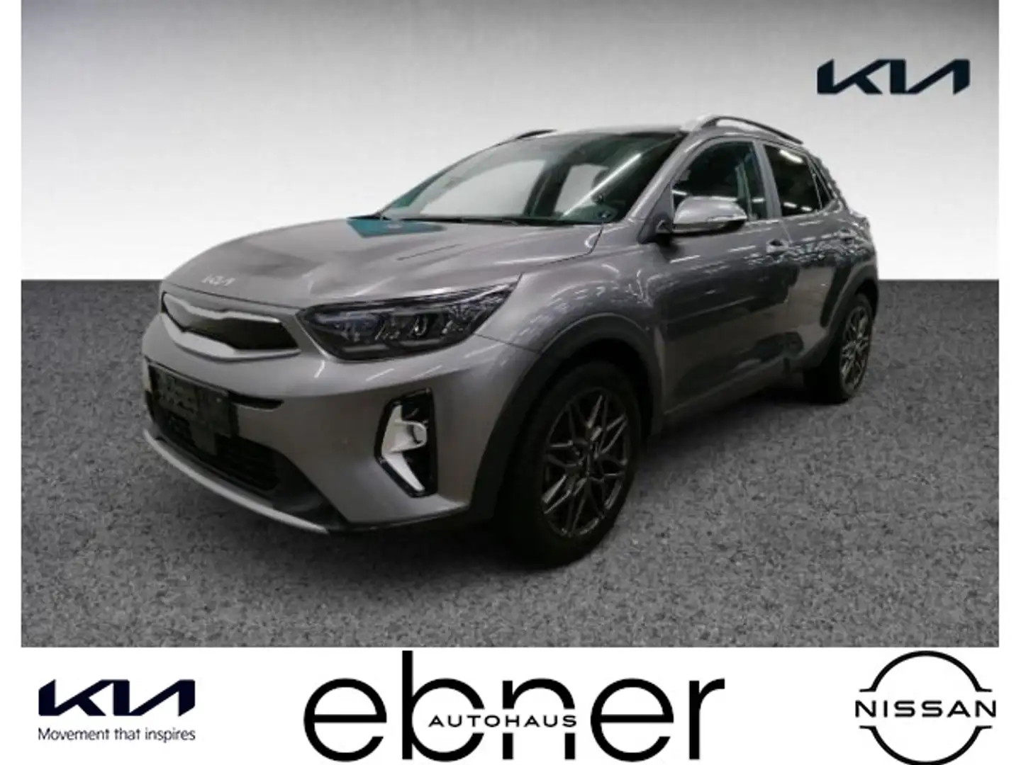 Kia Stonic 1.0 T-GDI Mild-Hybrid Nightline Edition | Grau - 1