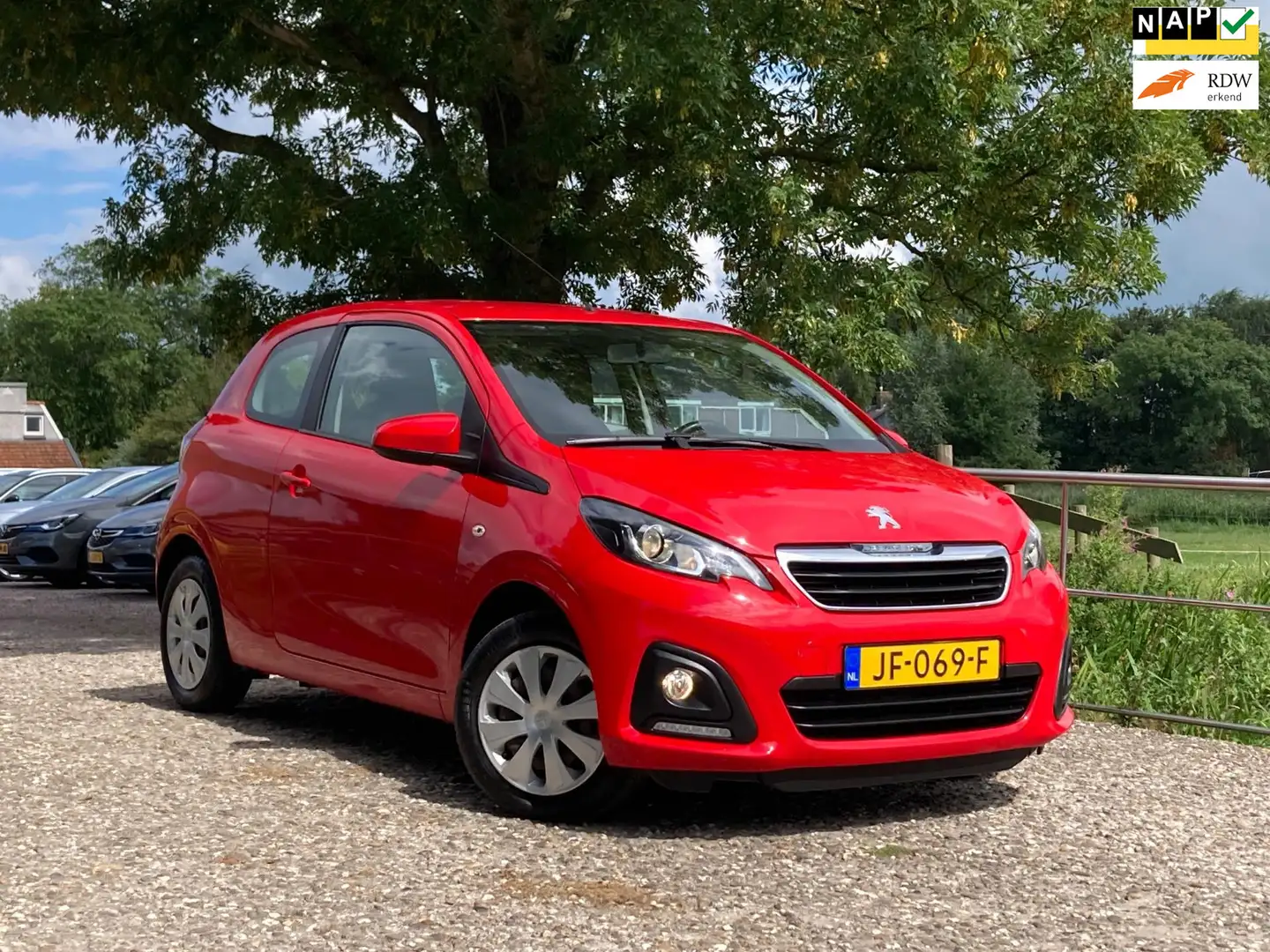 Peugeot 108 1.0 VTi Active | 1e eigenaar + 118.000 NAP + Airco Kırmızı - 1