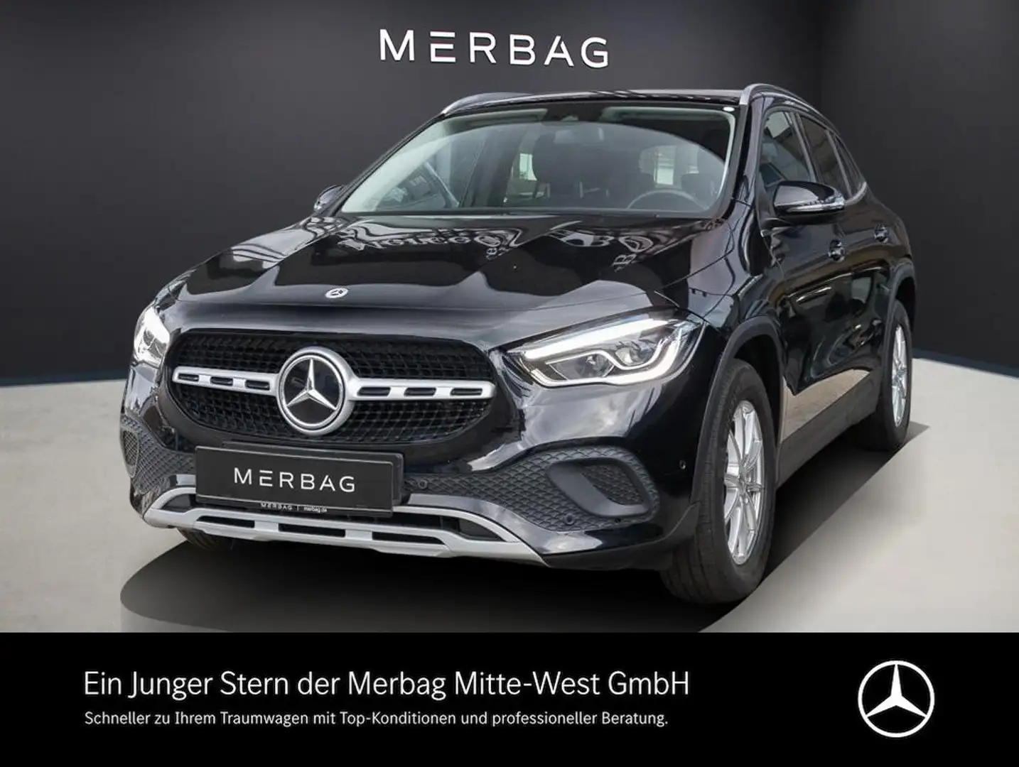 Mercedes-Benz GLA 200 d AHK LED Navi SHZ Kam. KlimaA LM AUT Schwarz - 1
