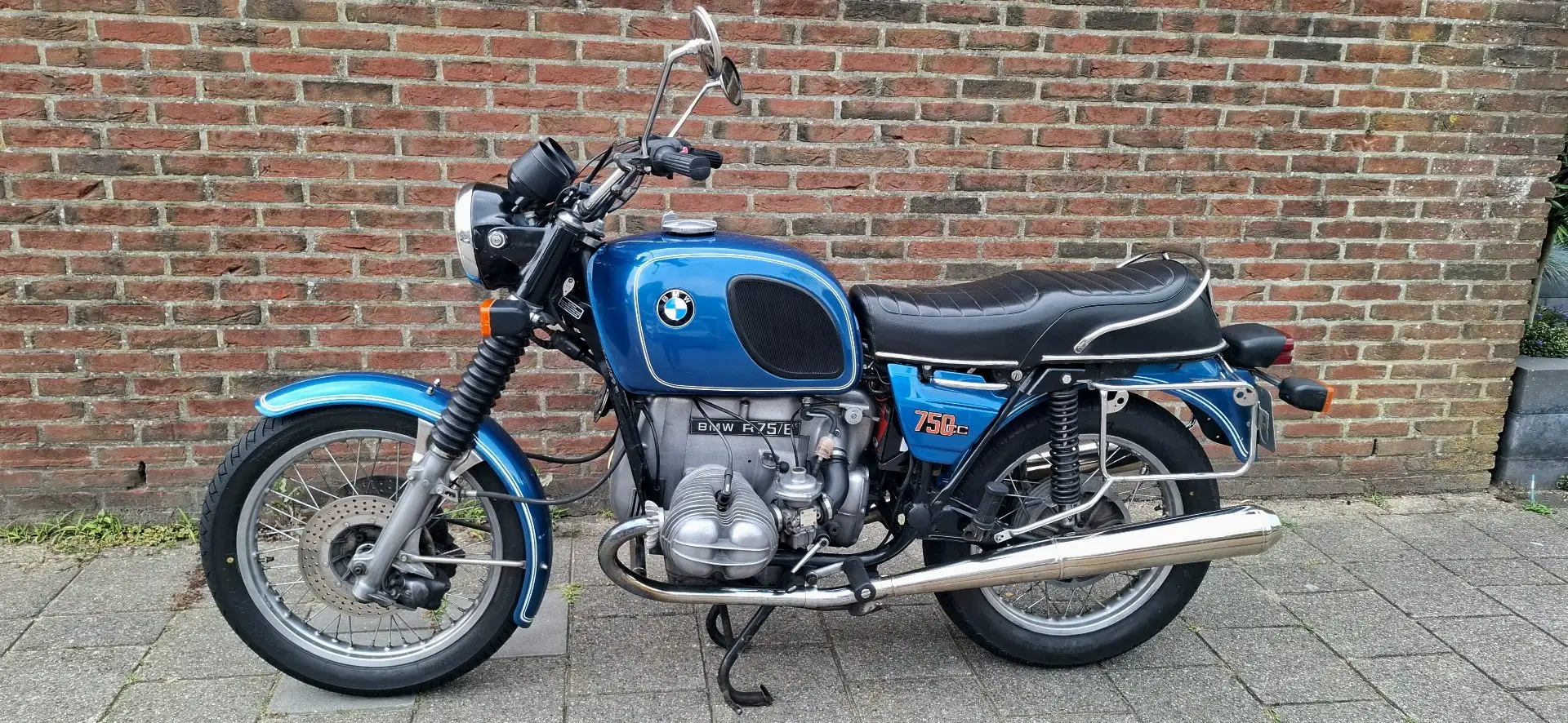 BMW R 75/6 Bleu - 1