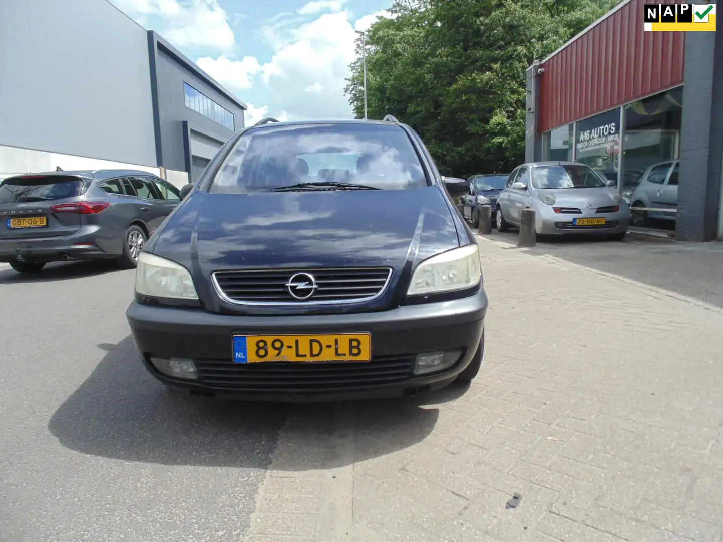 Opel Zafira 1.6-16V Elegance met airco Nero - 1