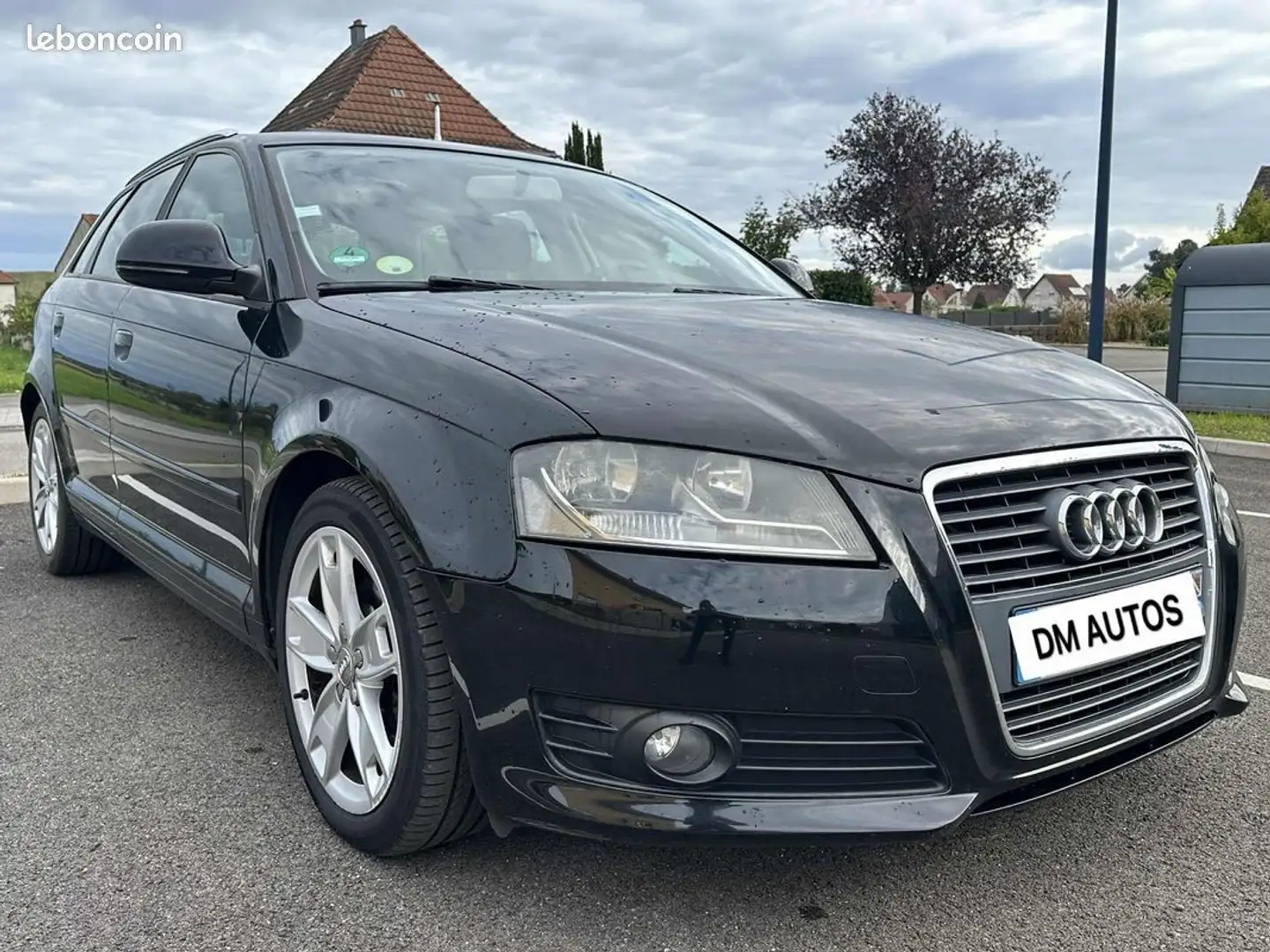 Audi A3 ambition luxe 2.0 tdi gps + siege chauffant Schwarz - 1