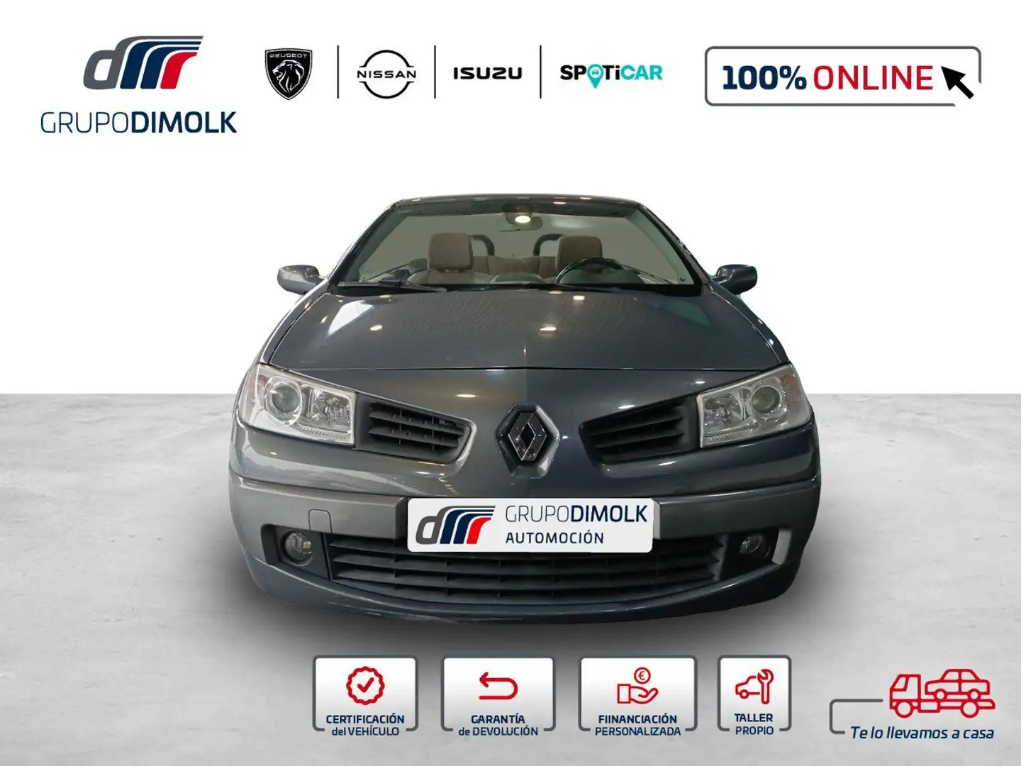 Renault Megane Cabrio 1.6 Dynamique Gris - 2
