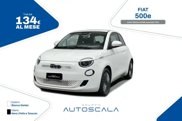 Fiat 500e Action Berlina 43 kWh pacchetto Tech
