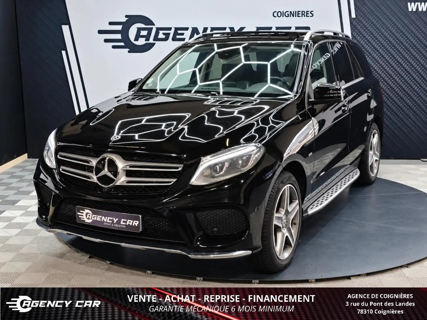 Mercedes-Benz GLE 500 500e 449h 4-Matic - 7G-Tronic - Pack AMG - Toit Ouvrant - Pack 360 - Suivi Complet Mercedes Schwarz - 1