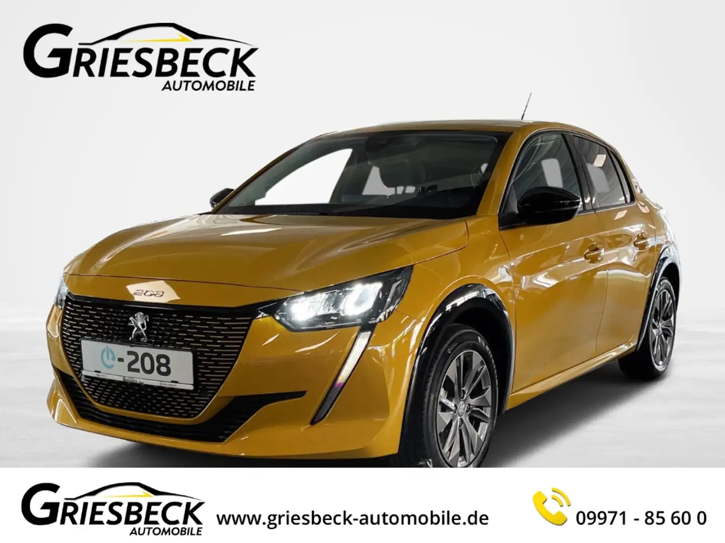 Peugeot 208 e- Allure + Elektromotor 136 LED Scheinwerferreg. Gelb - 1