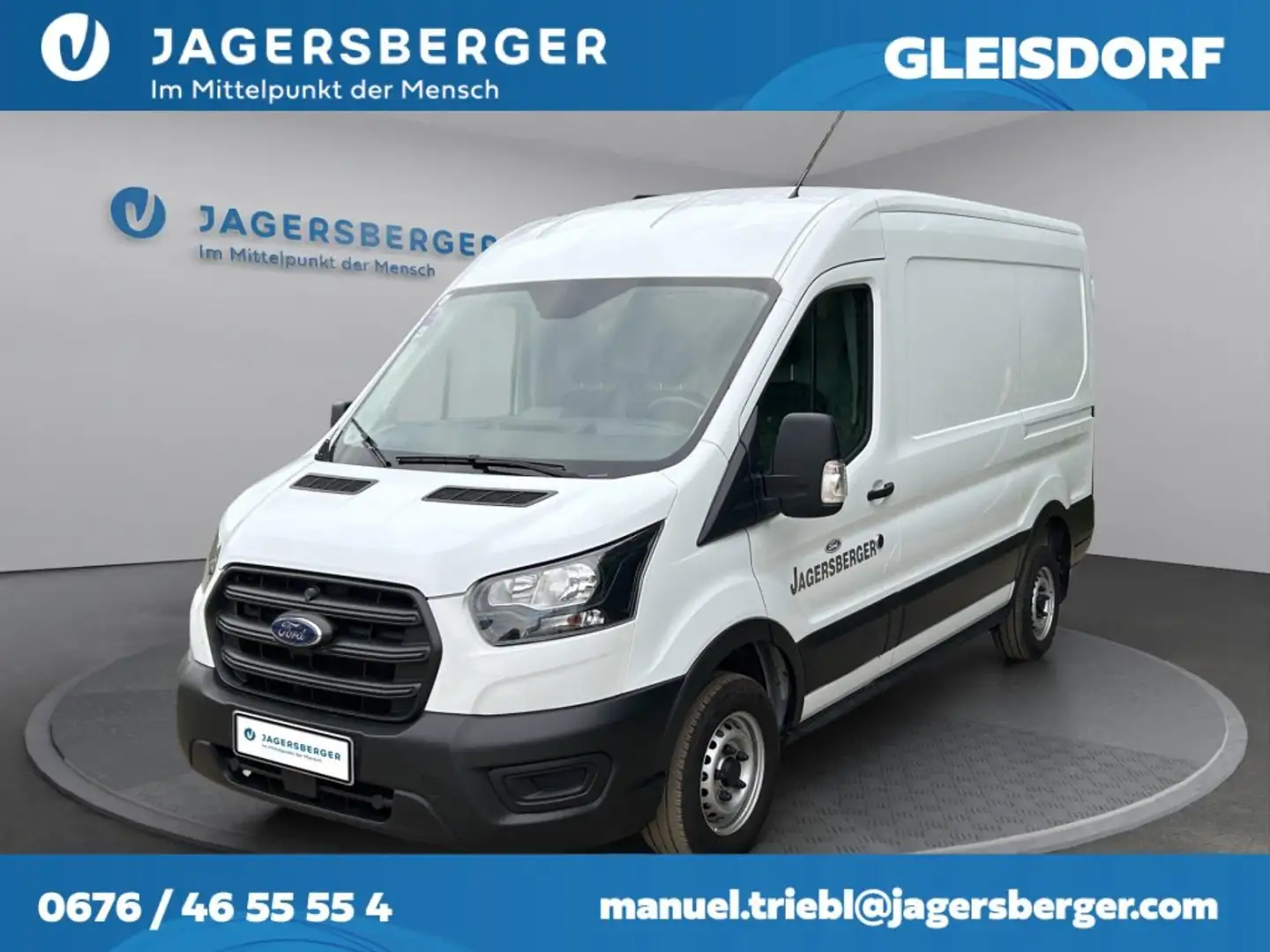 Ford Transit Kasten 2,0 EcoBlue L2H2 290 Startup Weiß - 1