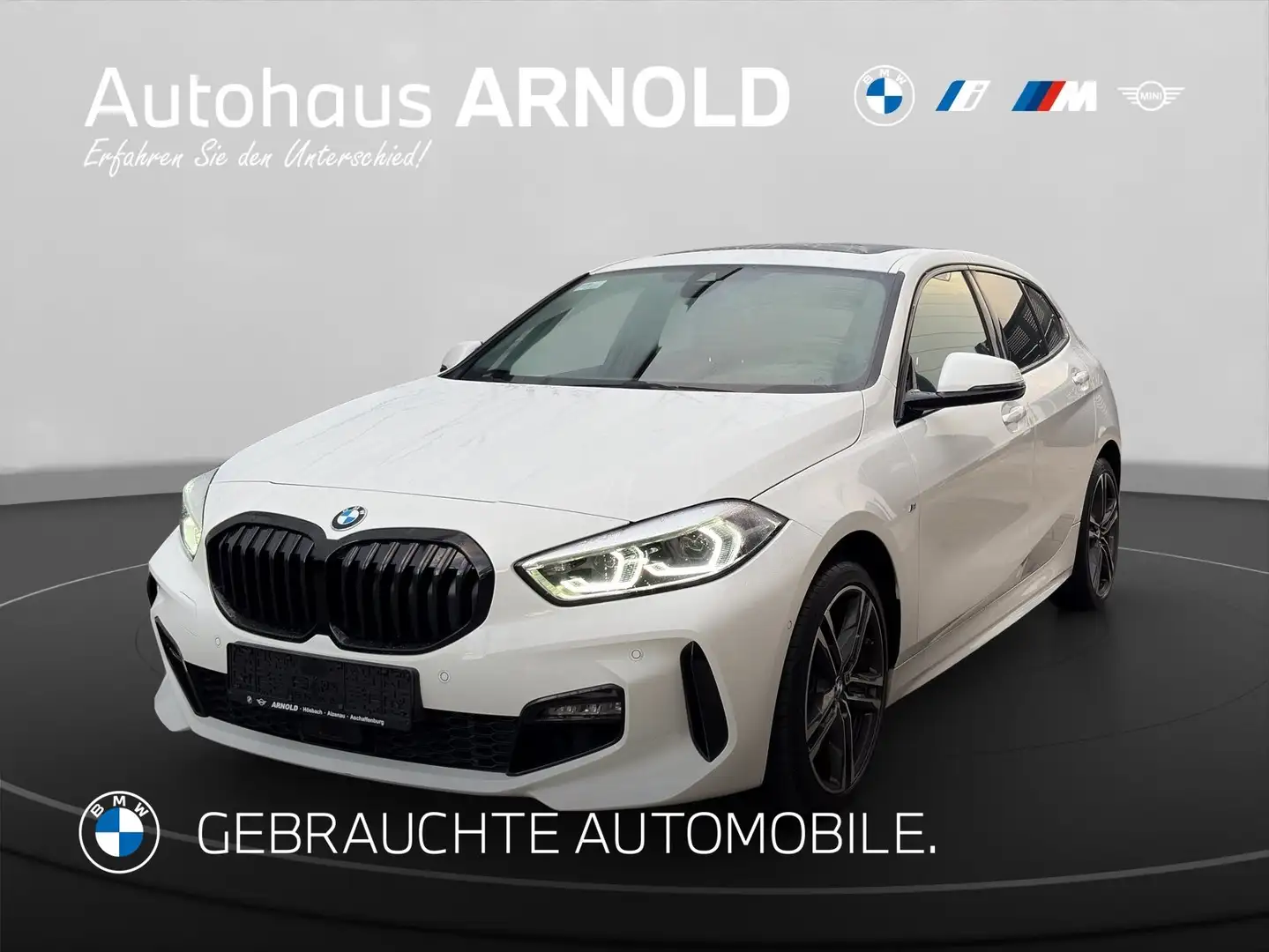 BMW 120 i M Sport Harman Kardon Lenkradhzg. Tempomat Pano. Weiß - 1