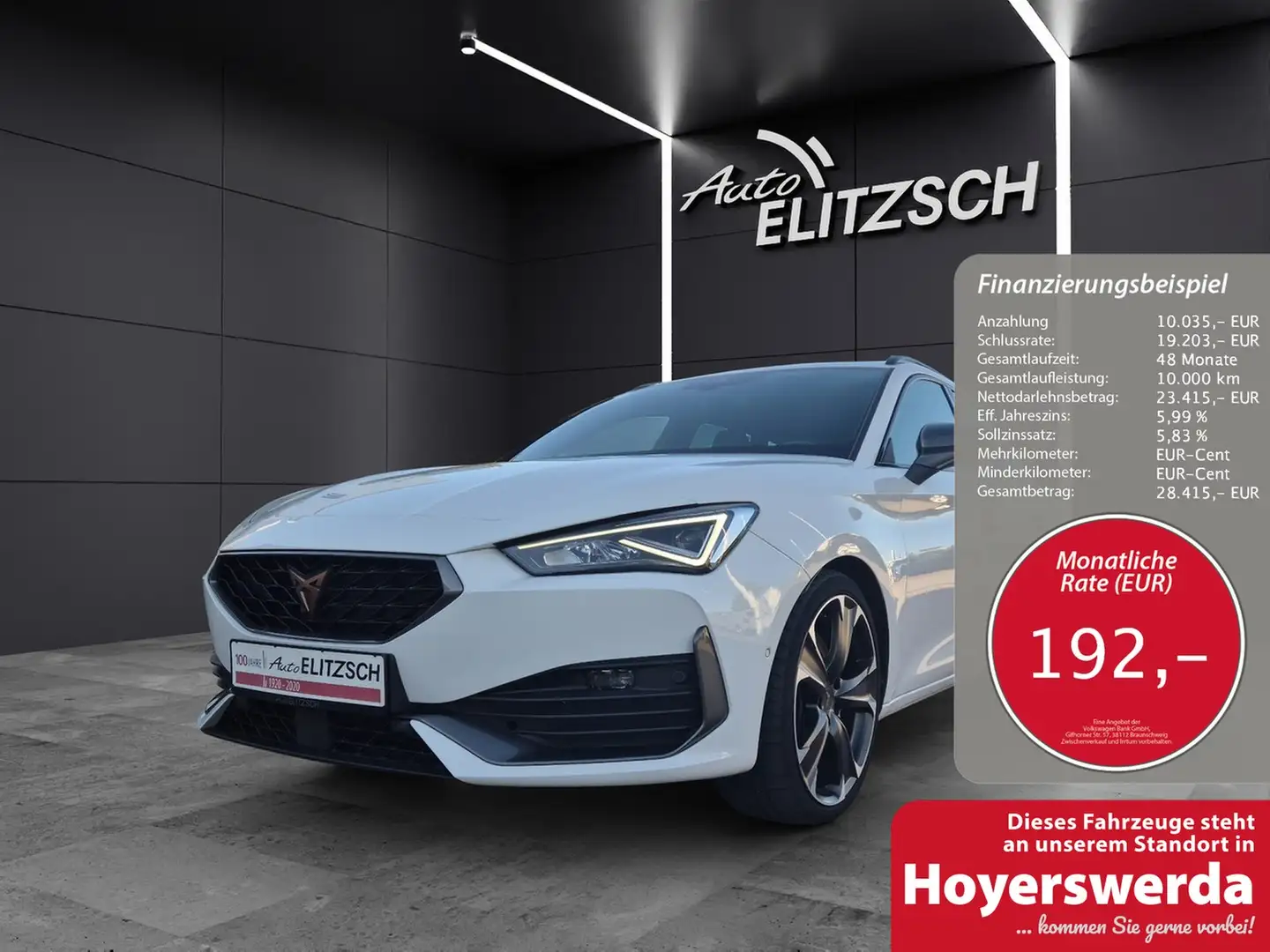 CUPRA Leon ST VZ DSG 4Drive LED Navi ACC RFK beats SH 19" Weiß - 1