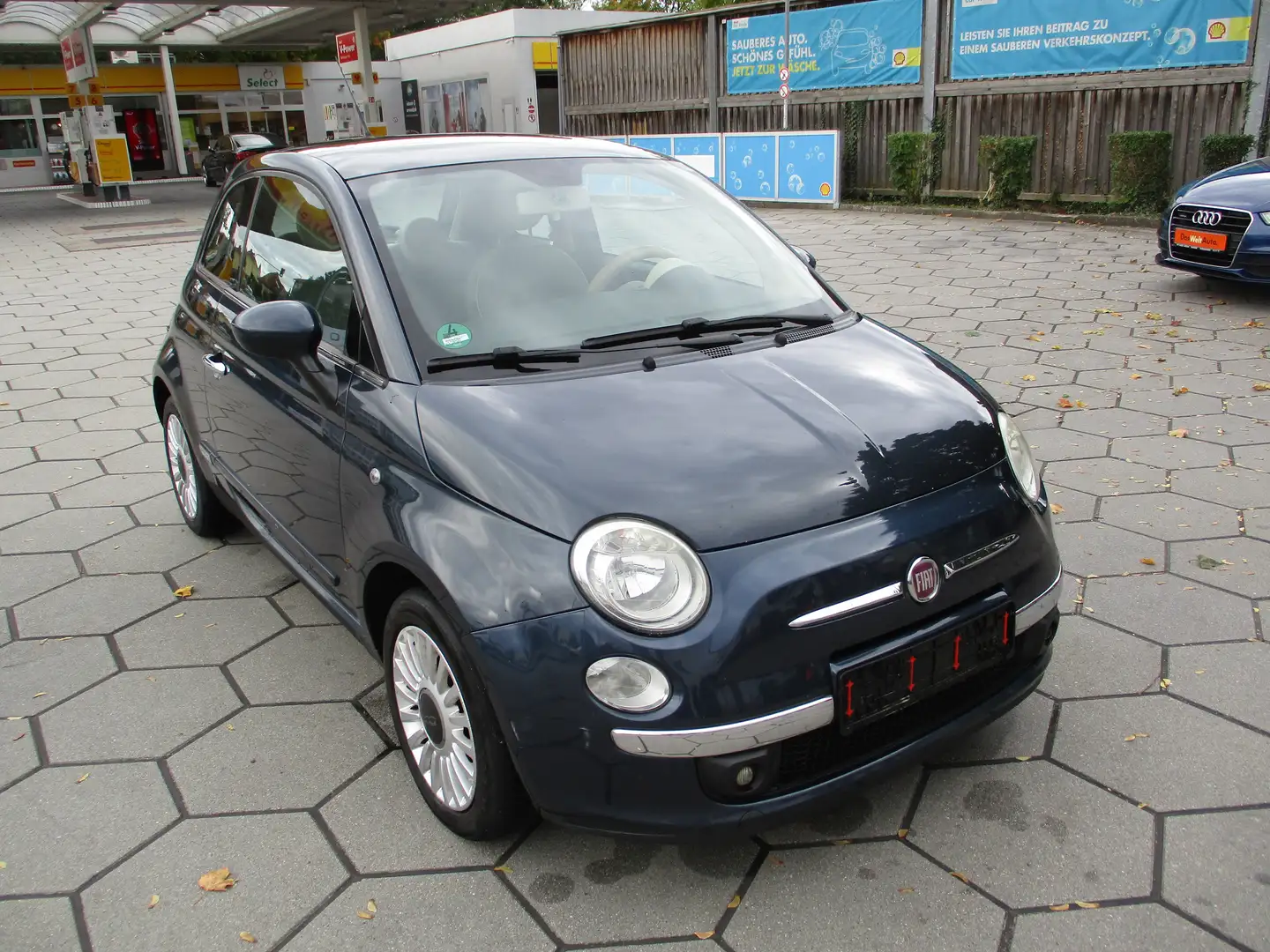 Fiat 500 Lounge Automatik TÜV NEU Bleu - 1