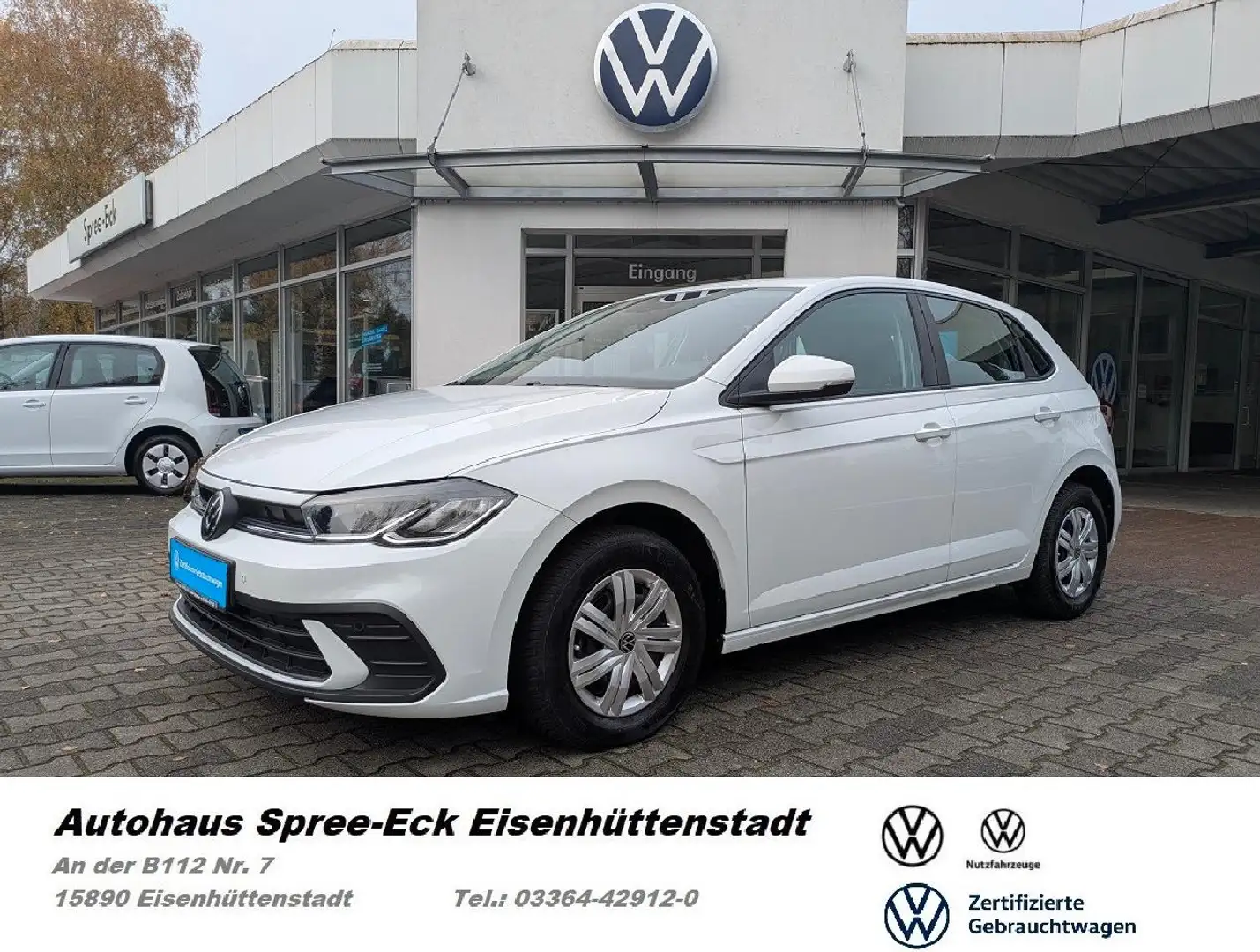 Volkswagen Polo Polo 1.0 *PDC,LED,Bluetooth,Allwetter* Weiß - 1
