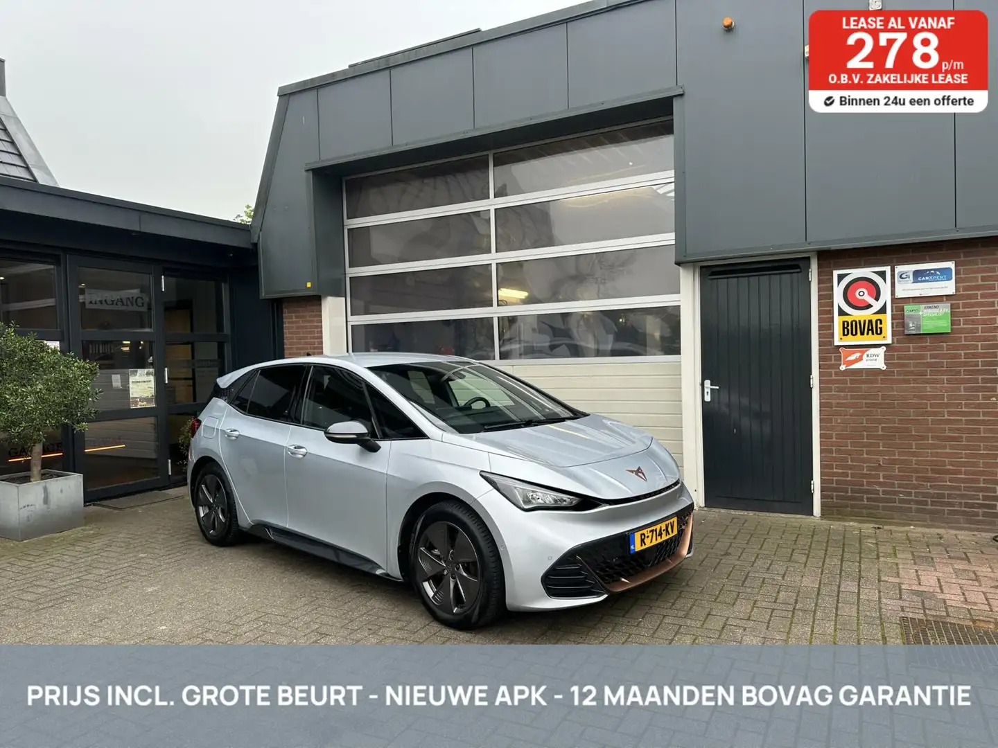 CUPRA Born Business Plus 62 kWh *ALL-IN PRIJS* Grijs - 1
