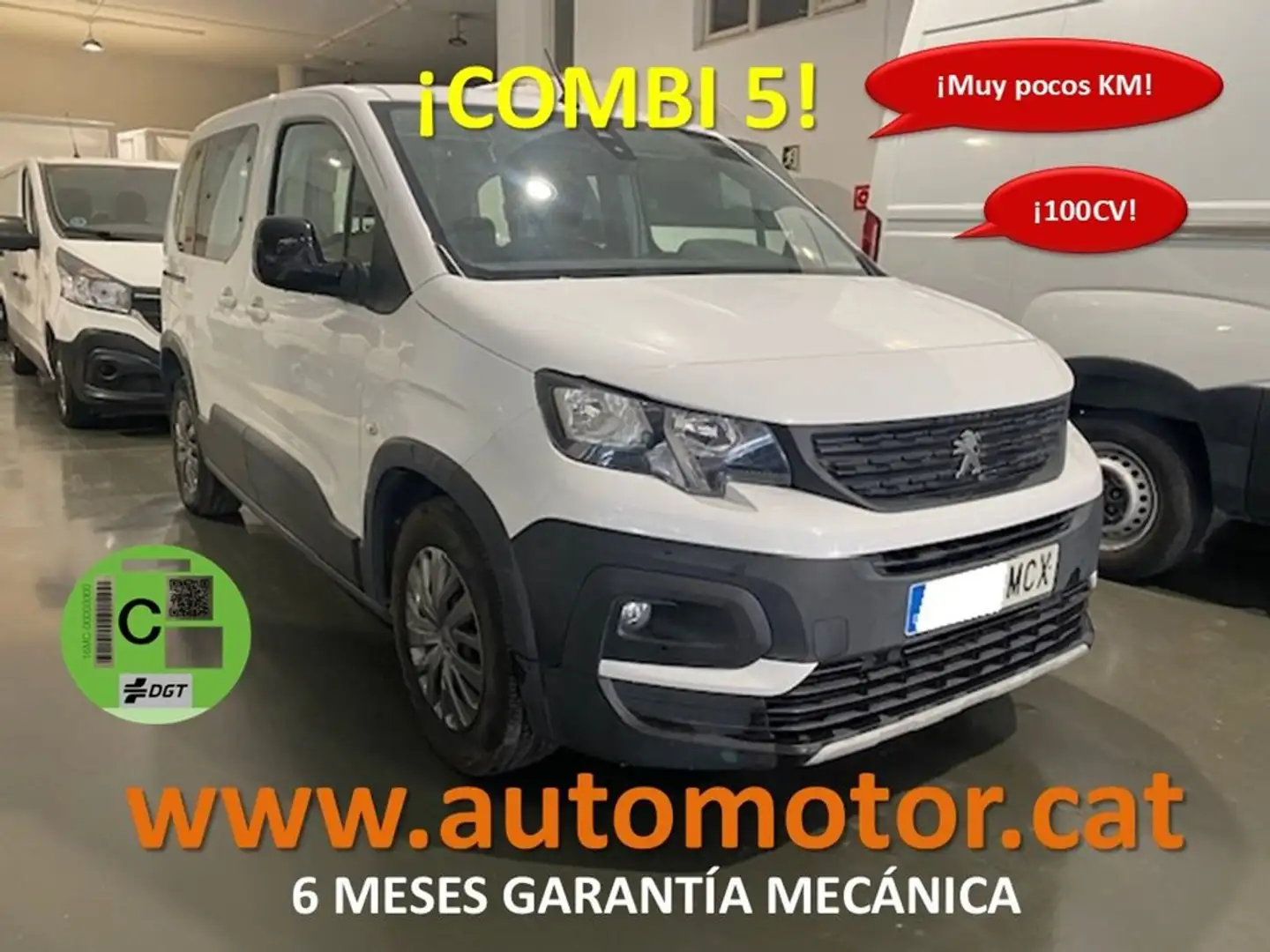 Peugeot Rifter Access Standard BlueHDI 73KW 100 cv Blanc - 1