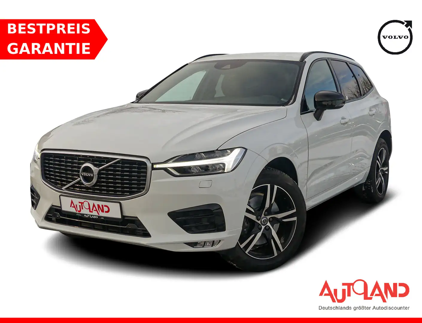 Volvo XC60 2.0 R Design AWD LED Navi ACC Kamera AHK Weiß - 1