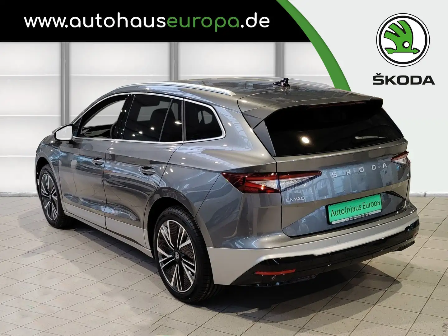 Skoda Enyaq 85 Facelift Loft AHK ACC210 HUD NAVI 4xSHZ RFK Gris - 2