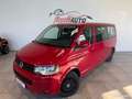 Volkswagen T5 Caravelle TRANSPORTEUR T5 PHASE 2 4MOTION 2.0 Bi TDi 180cv CONFORTLINE-9 PLACES-2015 Rot - thumbnail 1