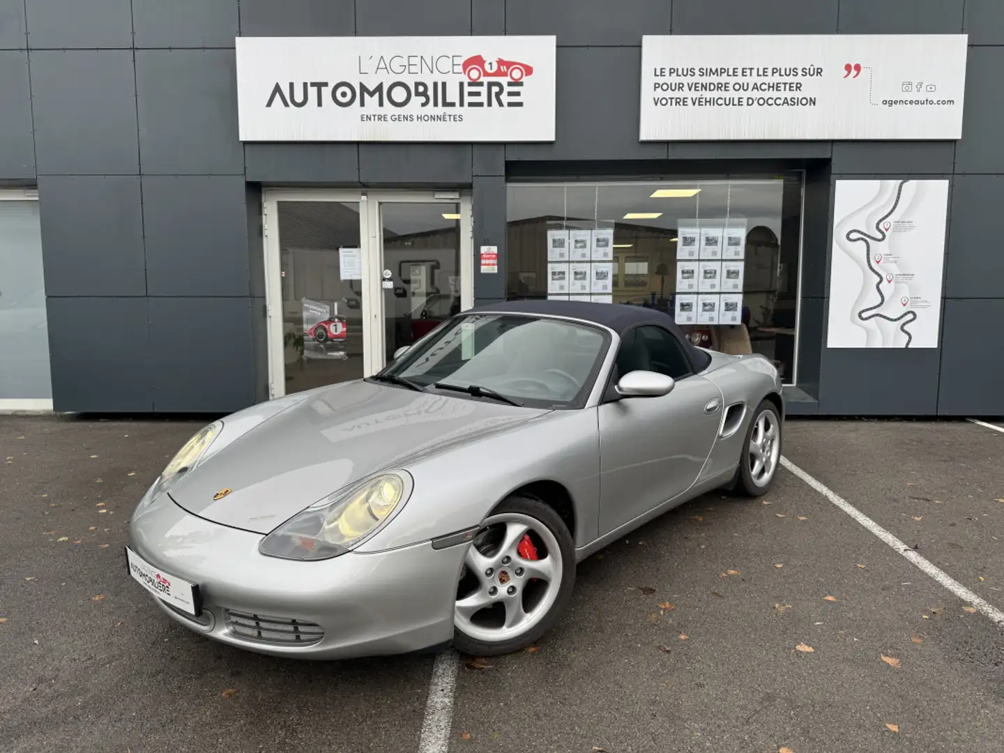 Porsche Boxster 3.2l S 252ch BVM6 IMS OK Argent - 1