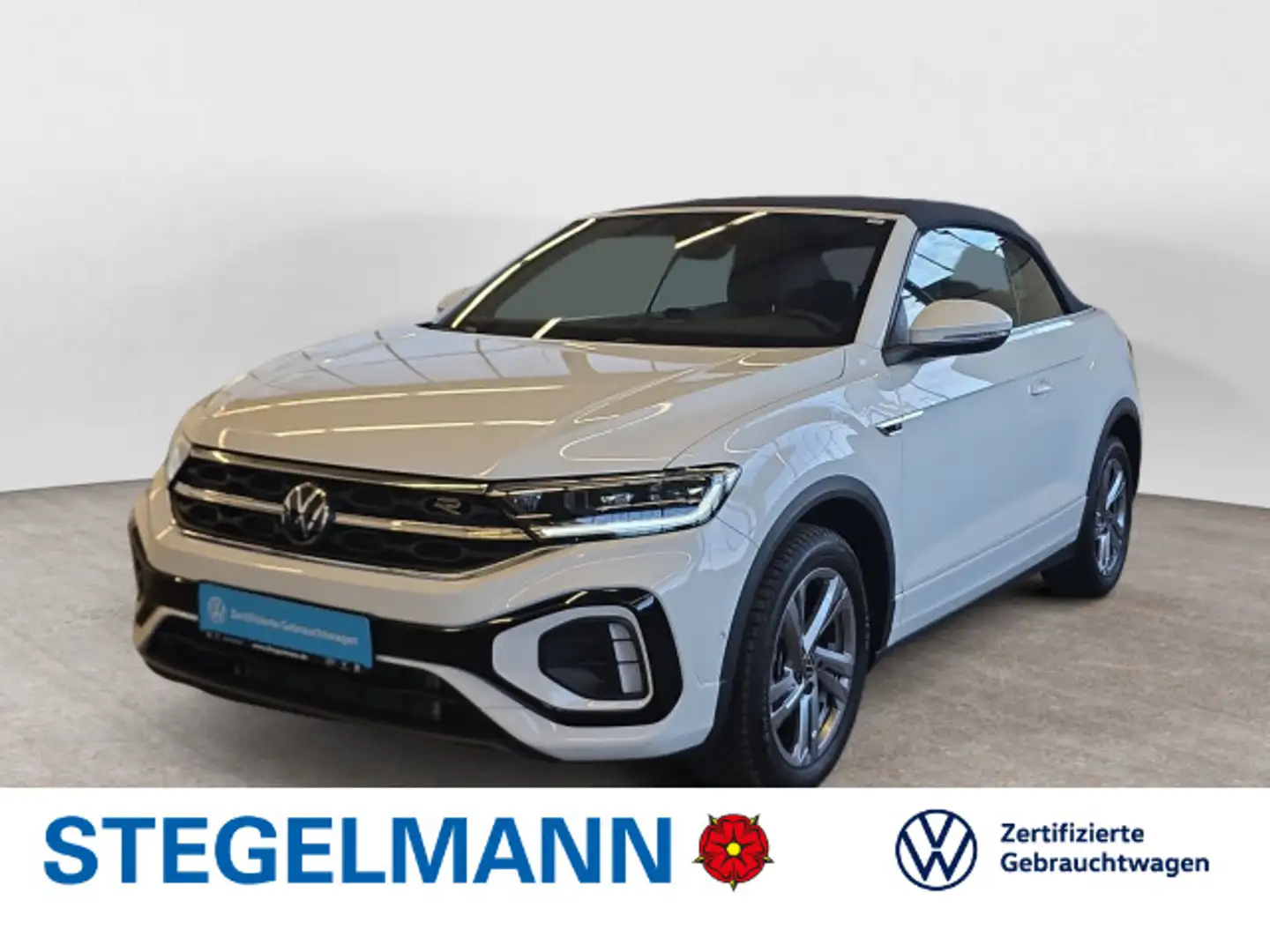 Volkswagen T-Roc 1.5 TSI DSG R-Line *AHK*LED*Navi Weiß - 1