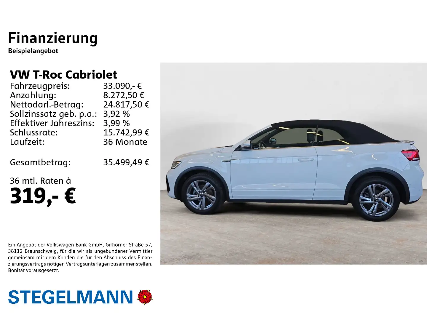 Volkswagen T-Roc 1.5 TSI DSG R-Line *AHK*LED*Navi Weiß - 2