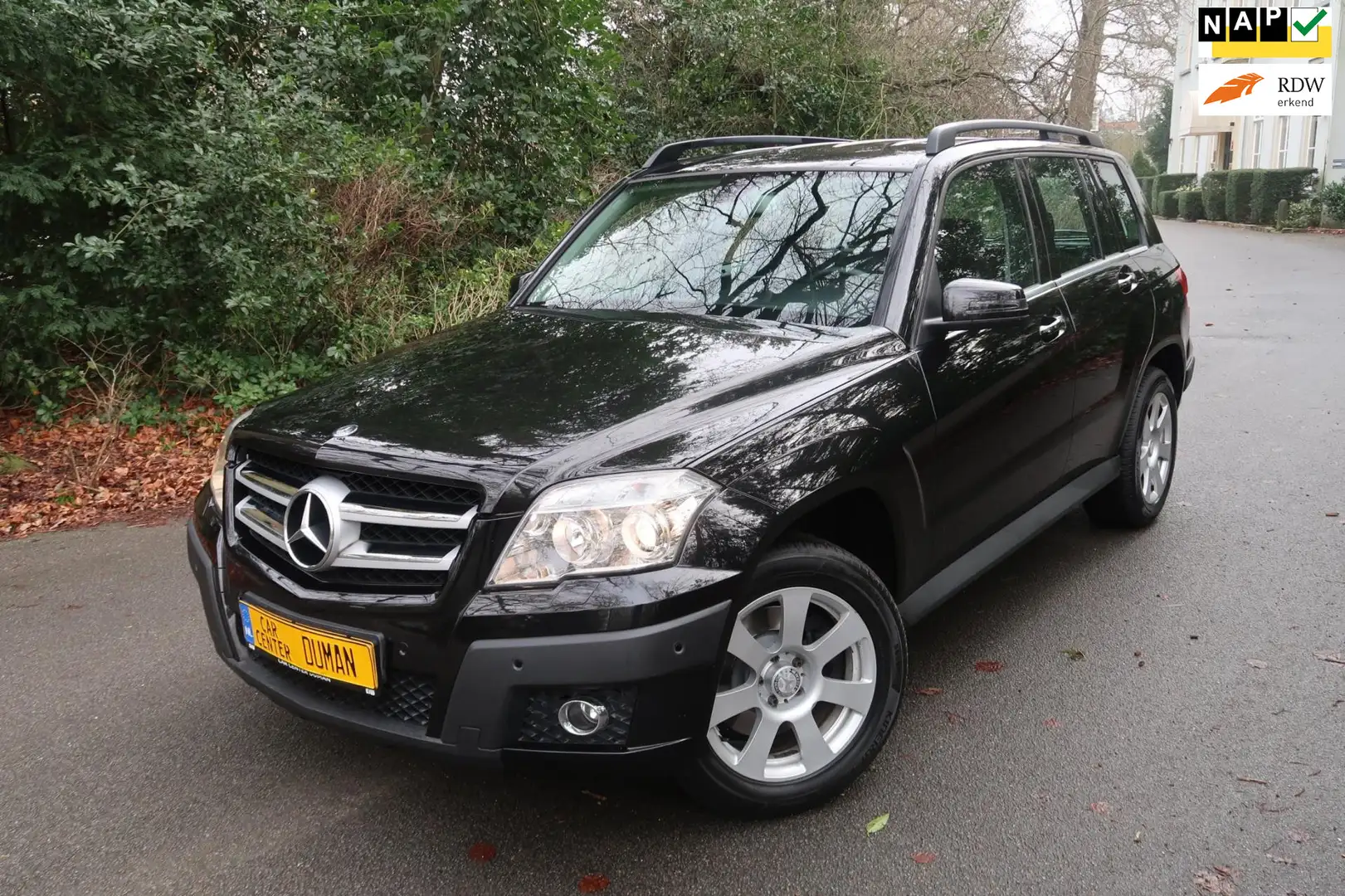 Mercedes-Benz GLK 280 4-Matic Leer Navi Cruise Clima Automaat Schwarz - 1
