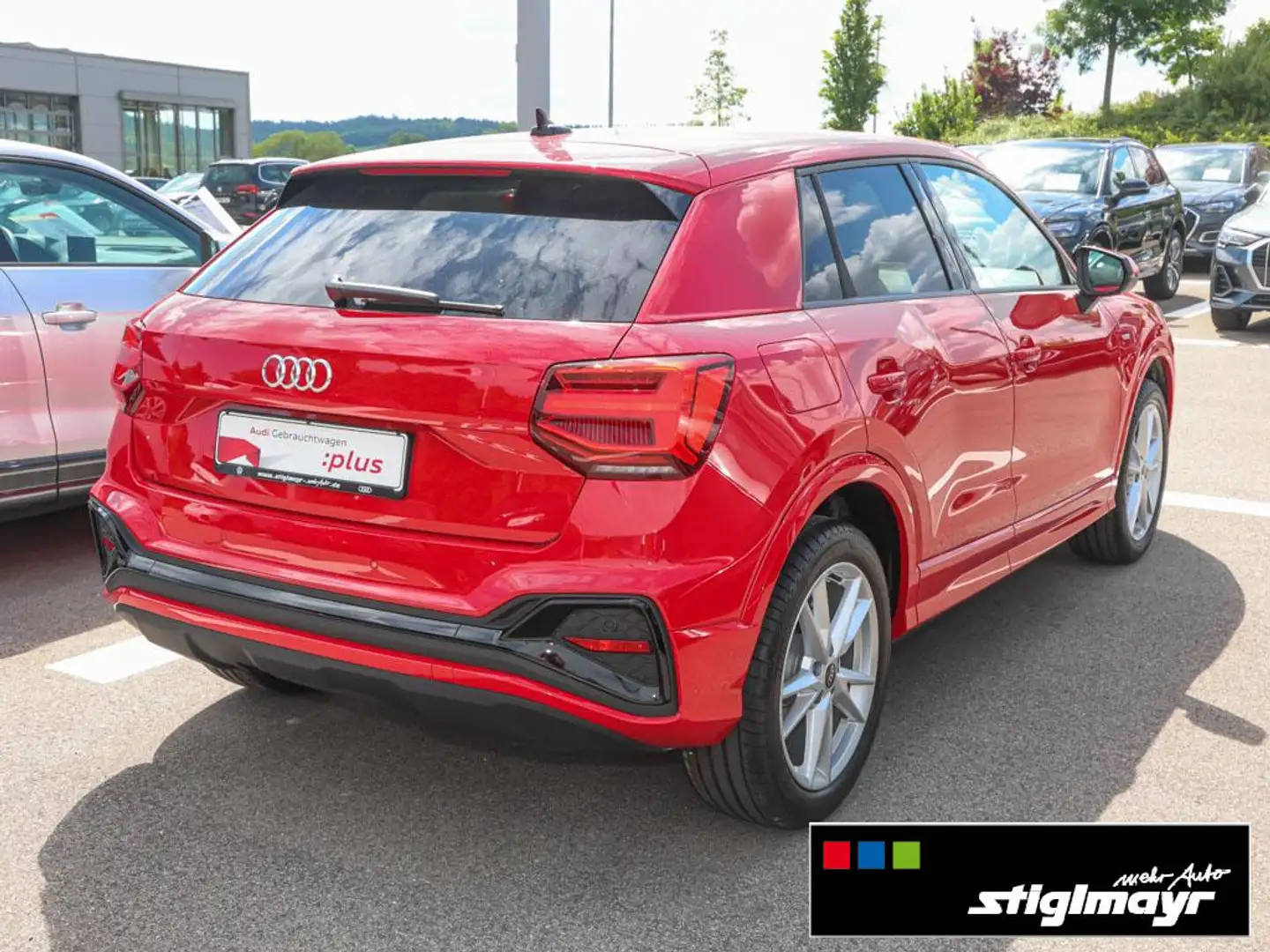 Audi Q2 S line 35 TFSI S-tronic ACC+AHK+MATRIX+NAVI Rouge - 2