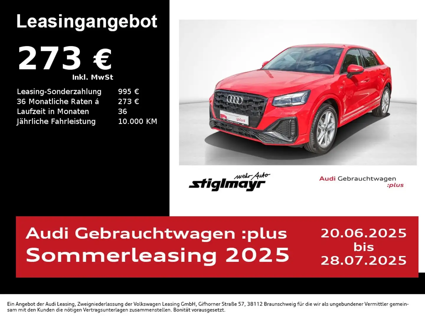 Audi Q2 S line 35 TFSI S-tronic ACC+AHK+MATRIX+NAVI Rouge - 1