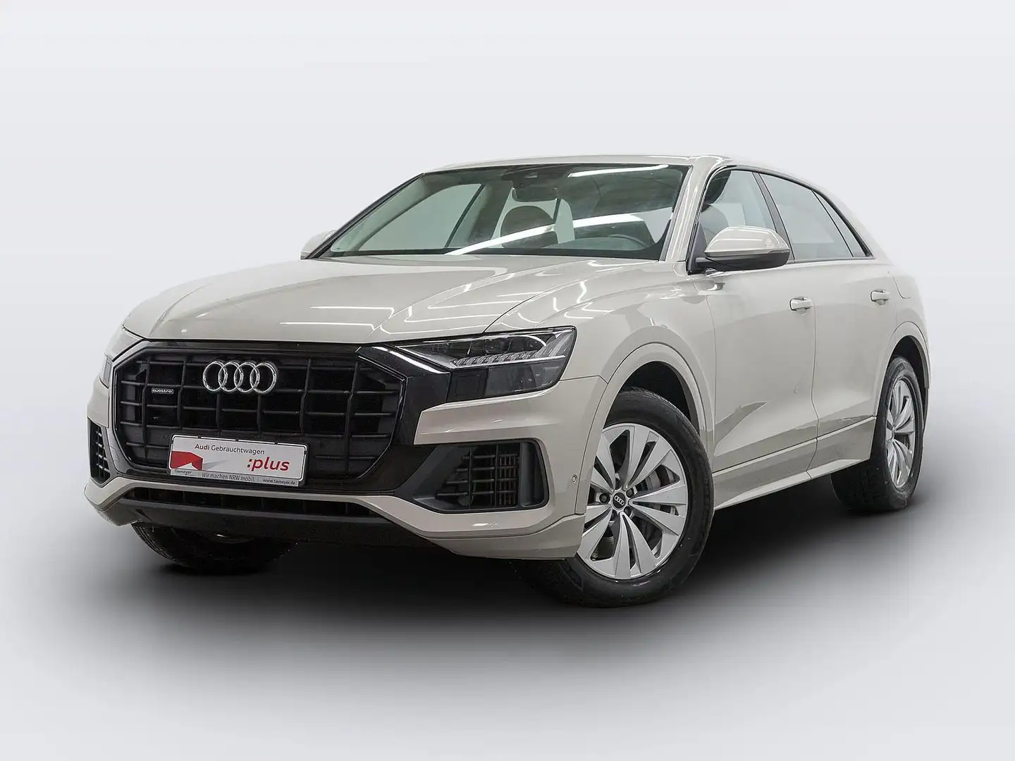 Audi Q8 55 TFSIe Q HD-MATRIX LUFT AHK KAMERA eSITZE Beige - 2