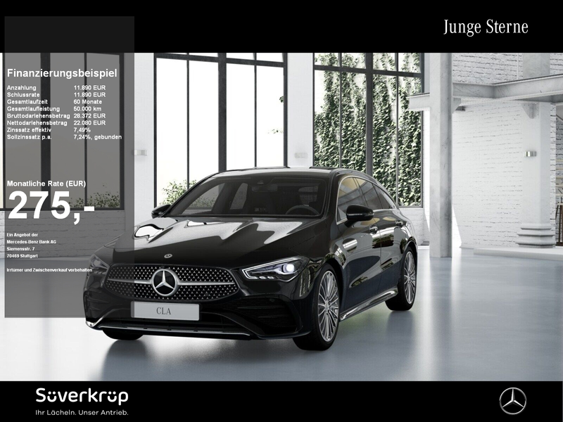 Mercedes-Benz CLA 200 SB // AMG 360 DISTR KAMERA PANO SPUR PDC