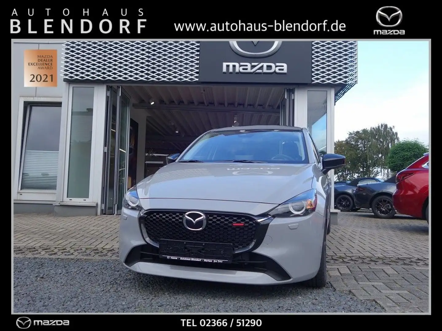 Mazda 2 Homura mHybrid Kamera|LED|Lenkradheizung Grijs - 1