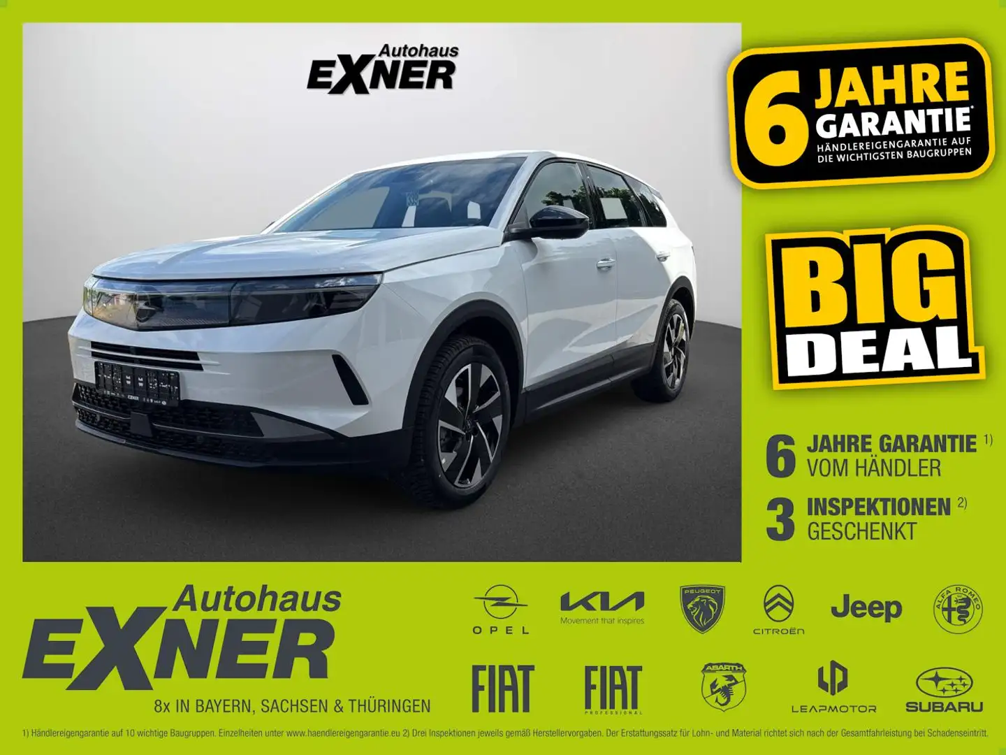 Opel Grandland Edition Sitzheizung, Rückfahrkamera Weiß - 1