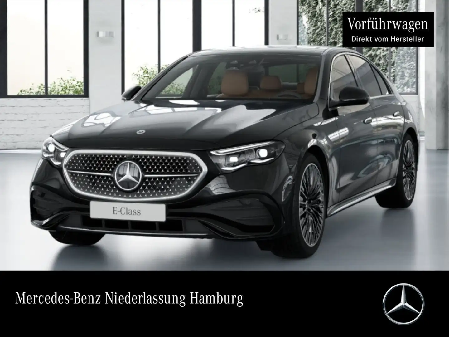Mercedes-Benz E 450 d 4M AMG Fahrass 360° Pano Burmester Distr. Noir - 1