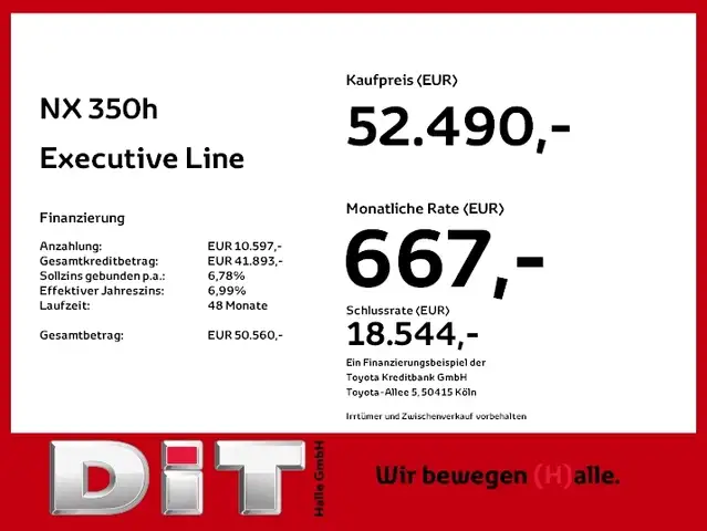 Lexus NX 350h Executive Line Klima Kamera Sitzhzg