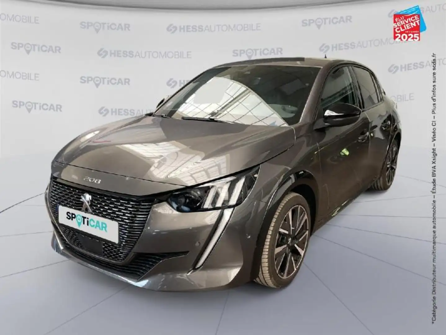 Peugeot 208 1.2 PureTech 100ch S\u0026S GT Grijs - 1